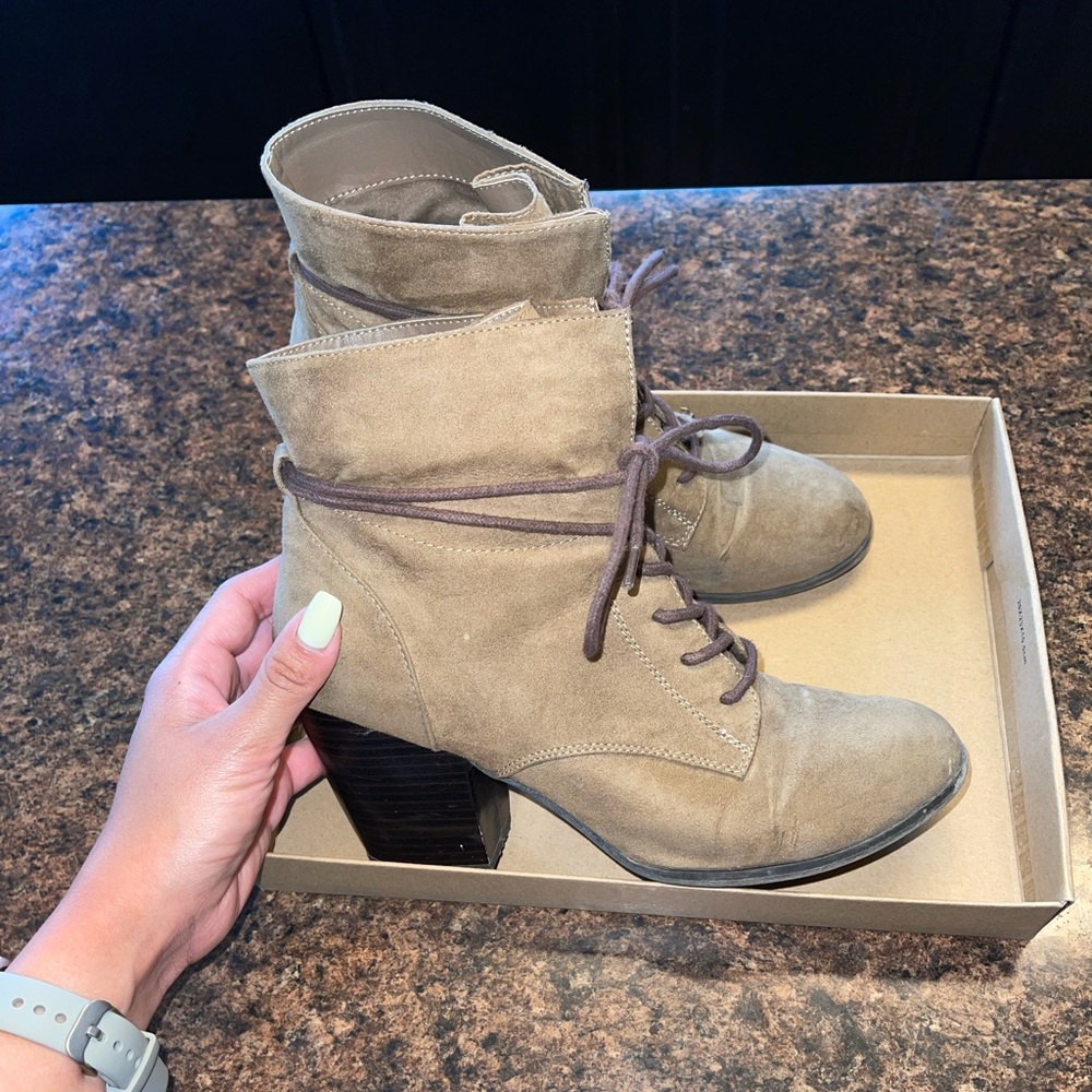 Charlotte Russe Tie Booties